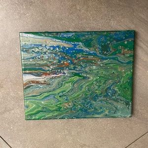 Pour painting